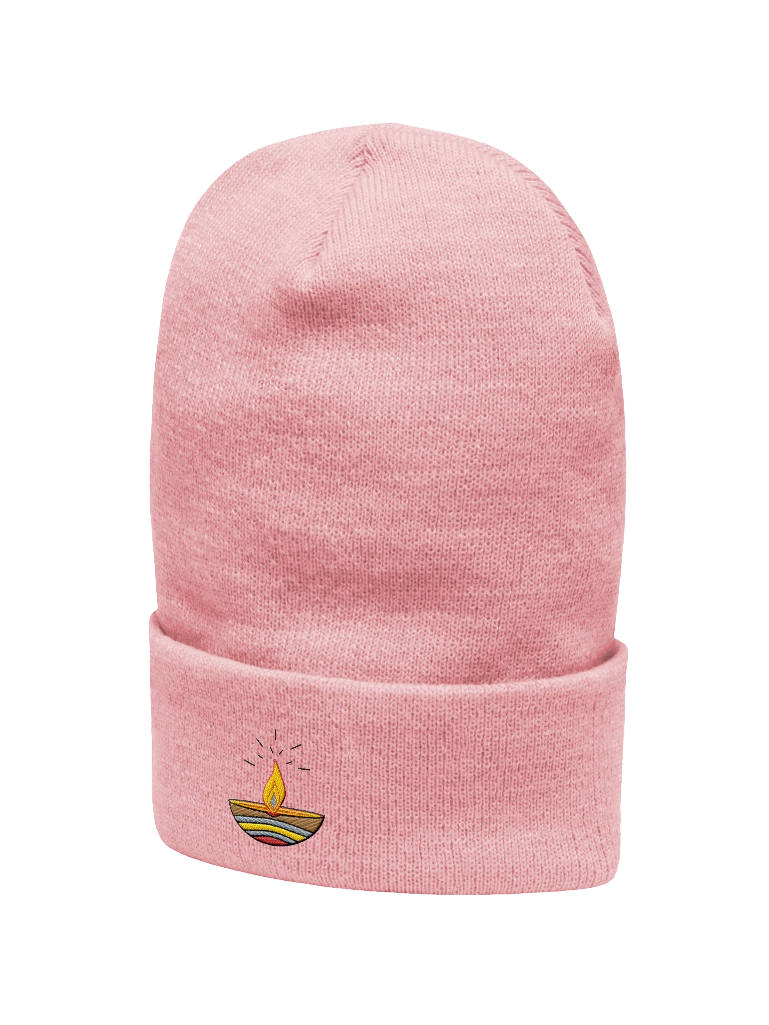 Diya Flame Embroidered Beanie product image (18)