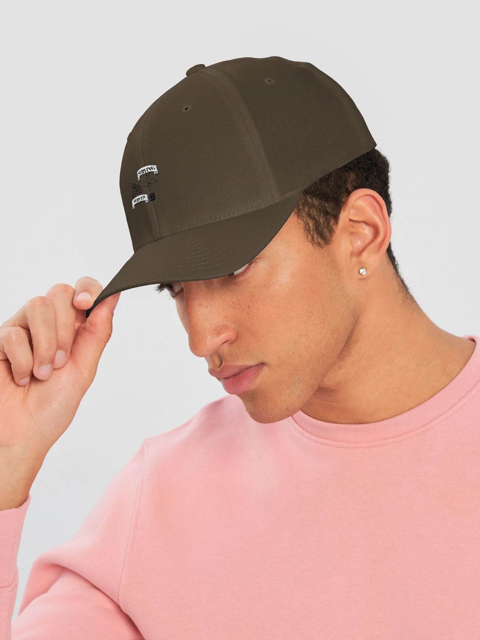 Served/Serving Flexfit hat product image (6)