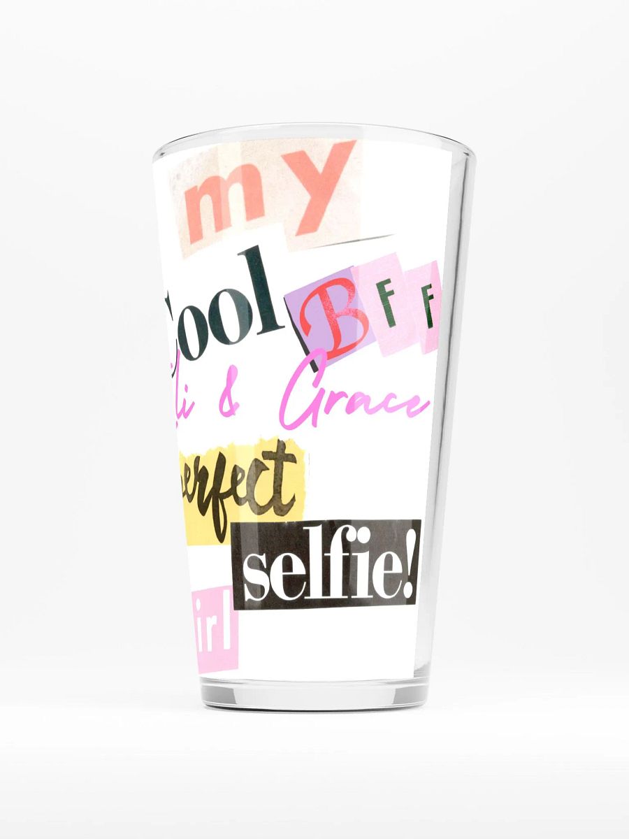 Energetic Phrases Shaker Pint Glass product image (2)
