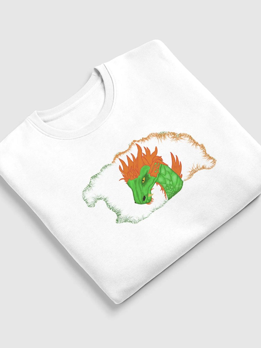 Dragon's Fiery Gaze Unisex Eco Sweatshirt product image (5)