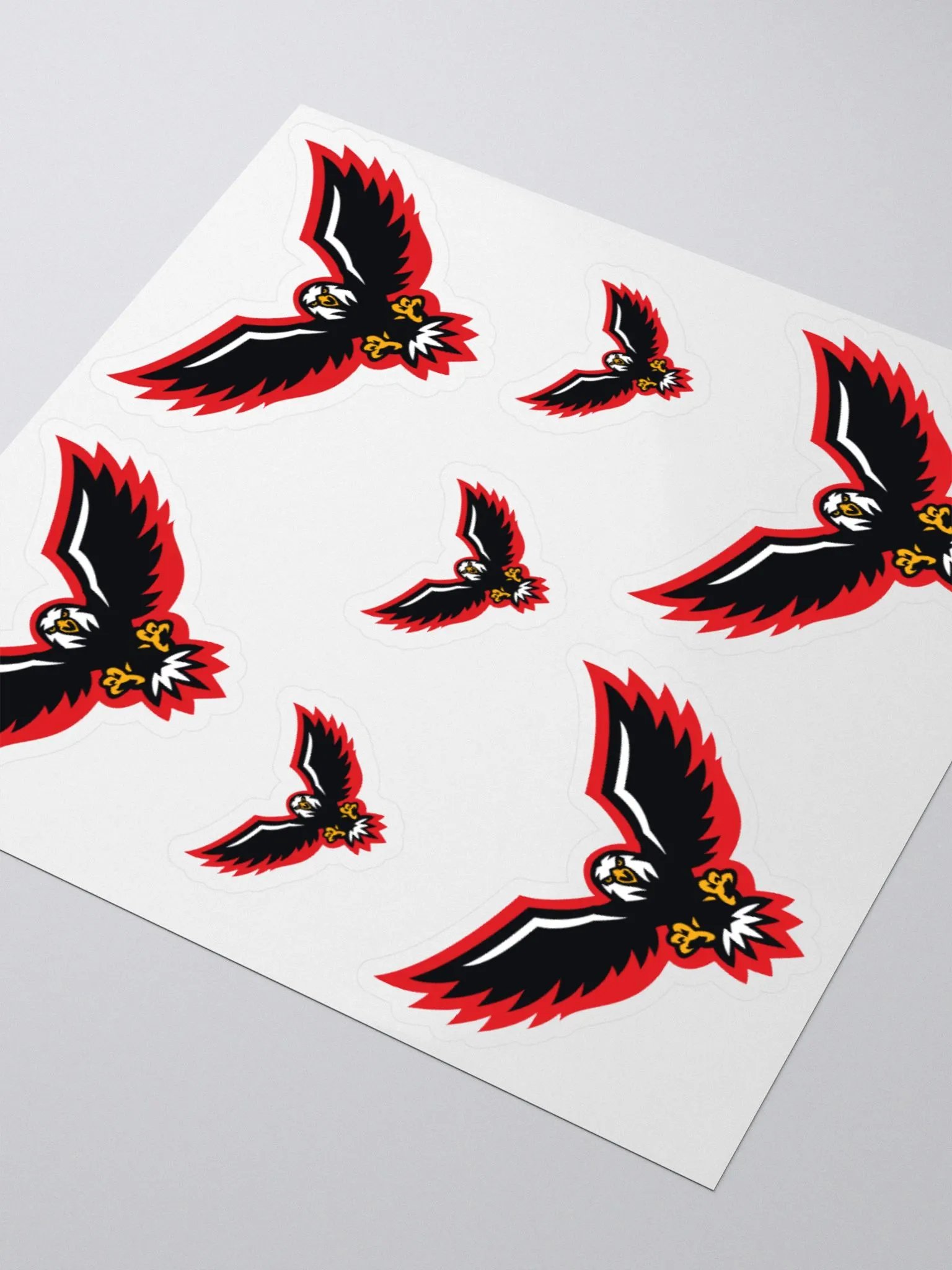 Eagle Logo Grid Kiss Cut Stickers product image (9)