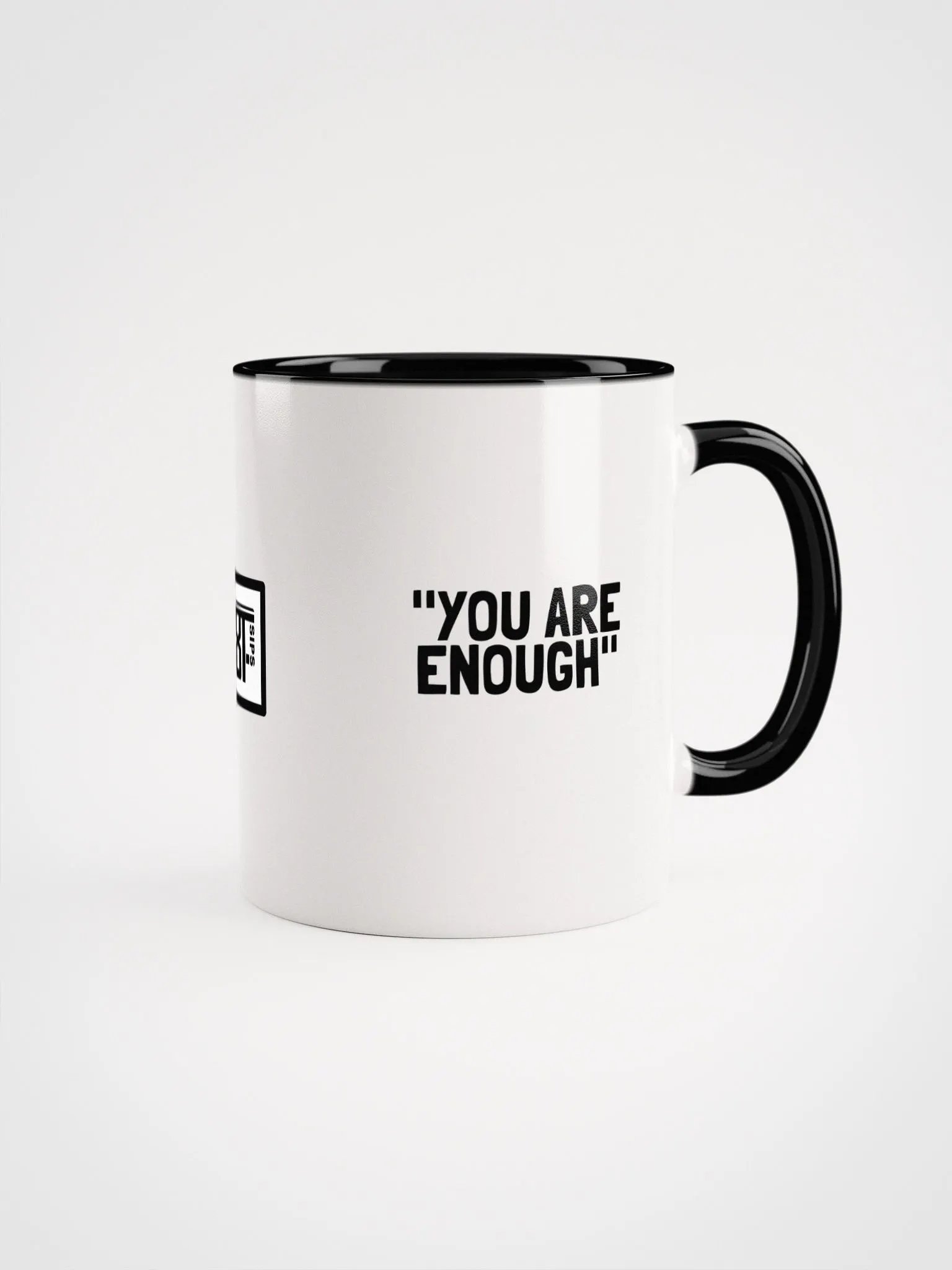 8T Sips Positive Vibes White Glossy Mug product image (10)