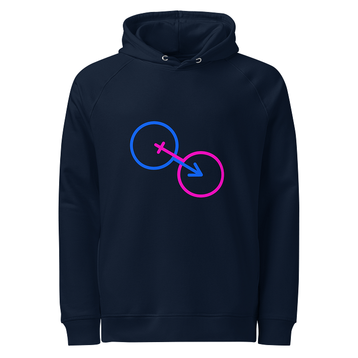 Eco-Friendly Natural Genders Connected Symbols Hoodie product image (1)
