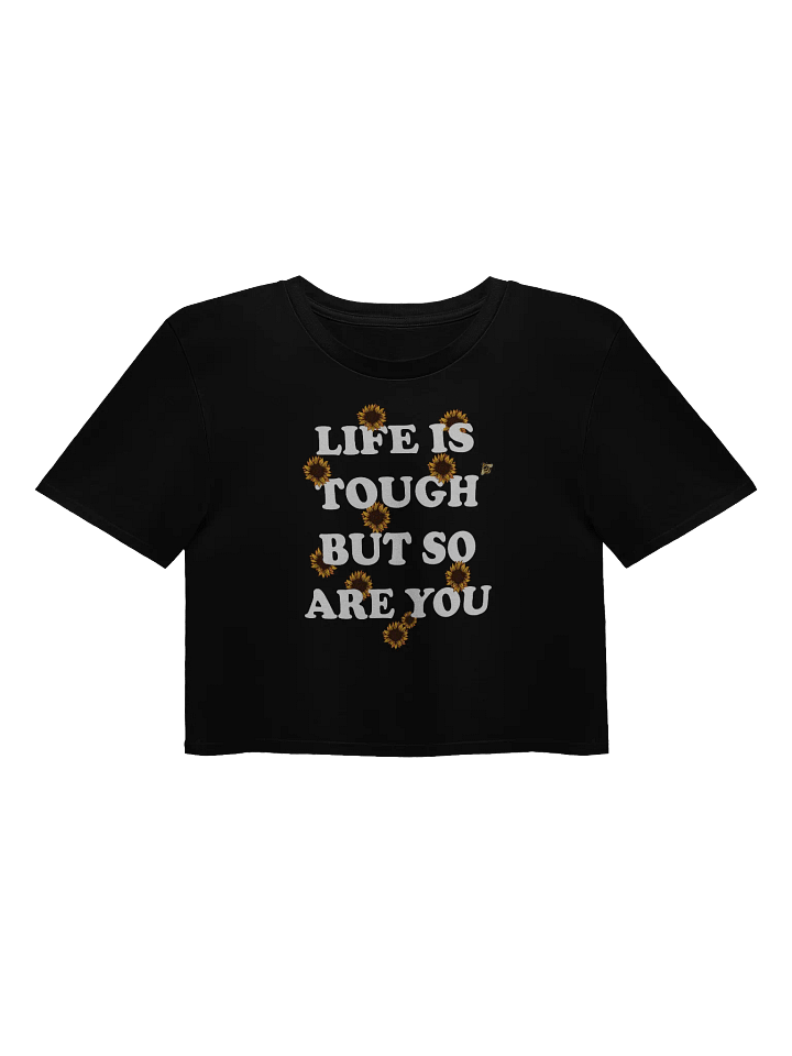 Life Is Tough Vintage Crop - White product image (1)