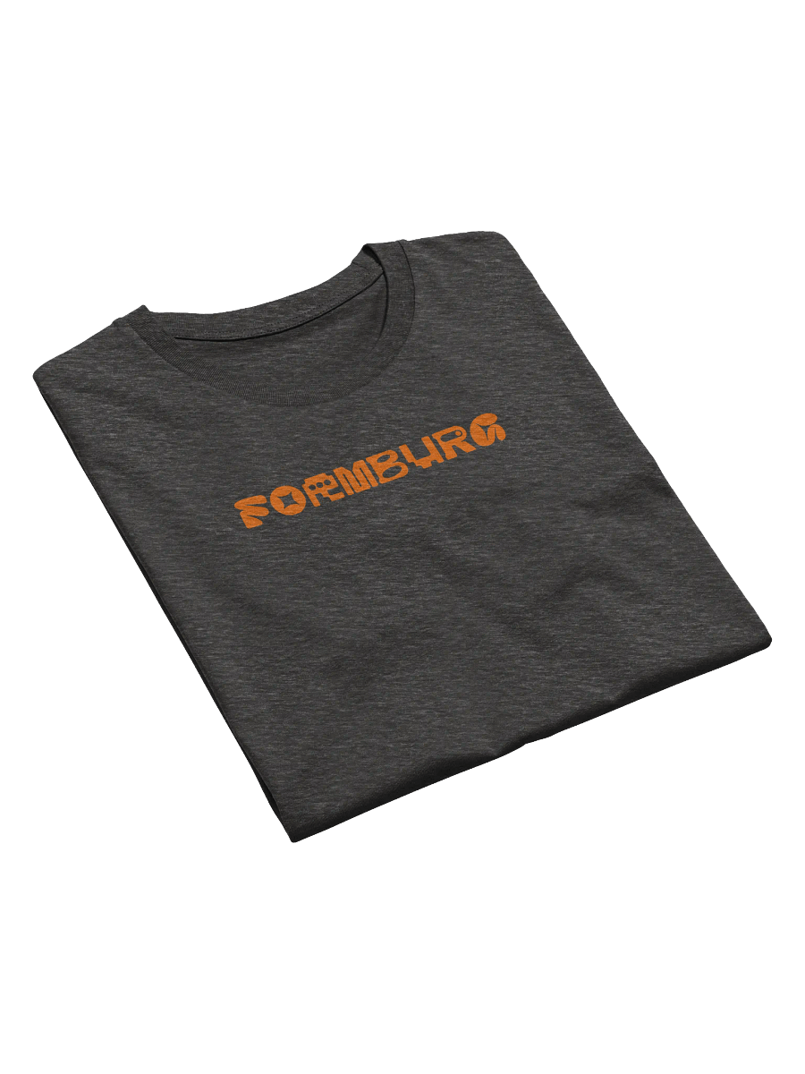 T-Shirt dunkel – "Formburg" Schriftzug – Druck Akzentfarbe product image (2)