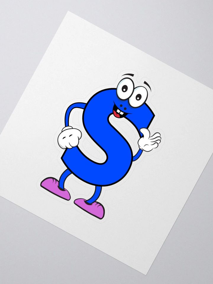 S Letter Cartoon Character Sticker product image (4)