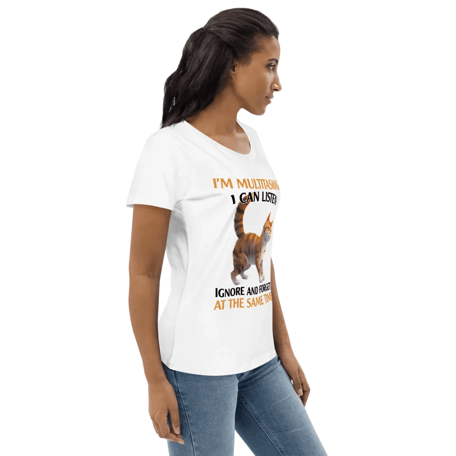 Multitasking Cat Women's Eco Tee product image (4)