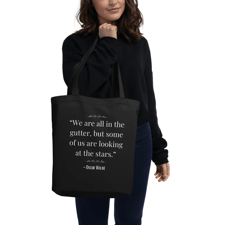 Oscar Wild Quote Classic Literature Tote Bag product image (2)