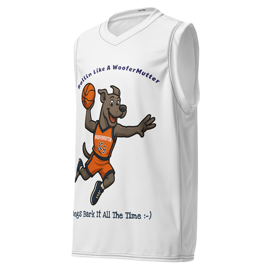 Great Dane Unisex Basketball Jersey product image (3)