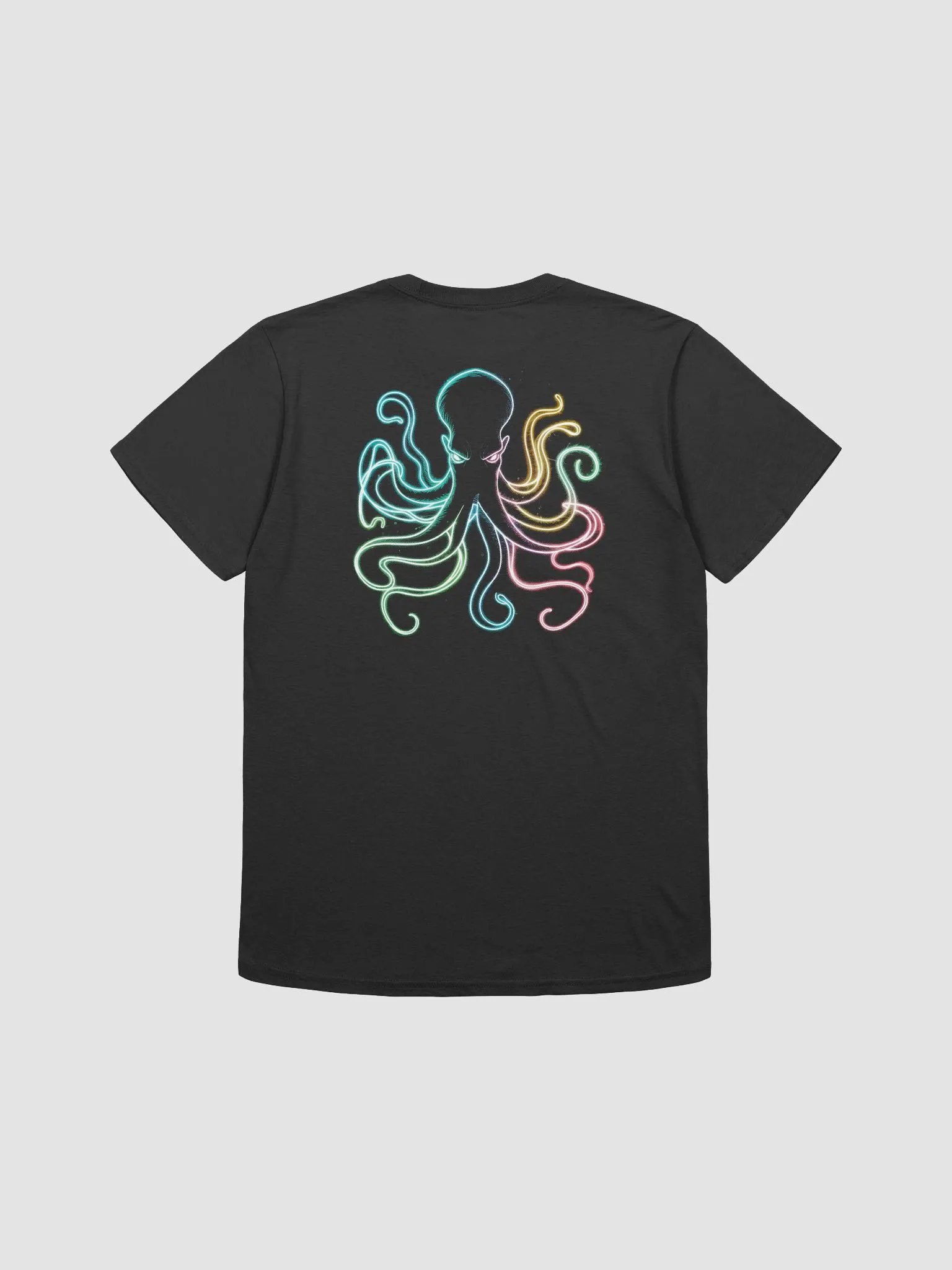 Neon Octopus Illumination T-Shirt product image (4)