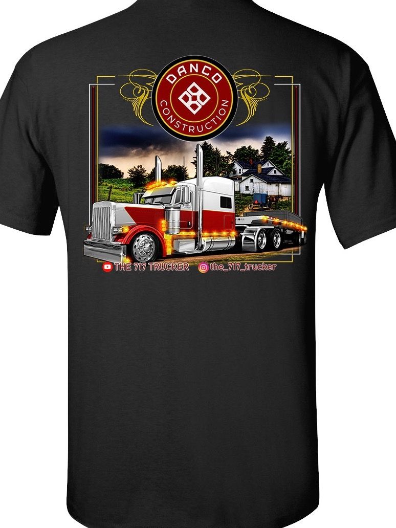 The 717 Trucker Black Tshirt product image (4)