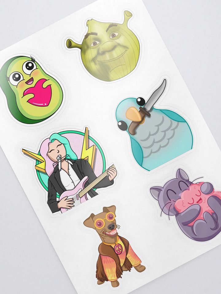 2022 Sponsor Stream Emotes Sticker Sheet product image (2)