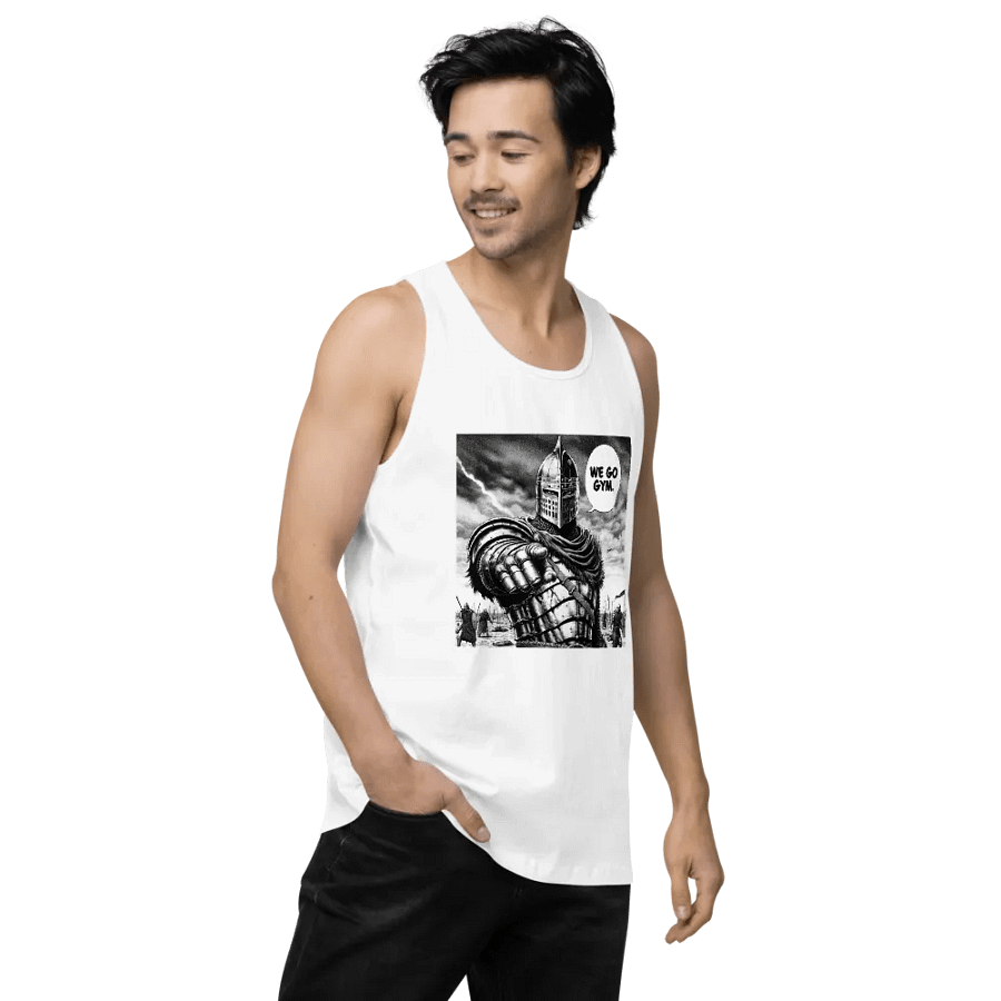 'WE GO GYM' men tank (up to 3XL) product image (3)