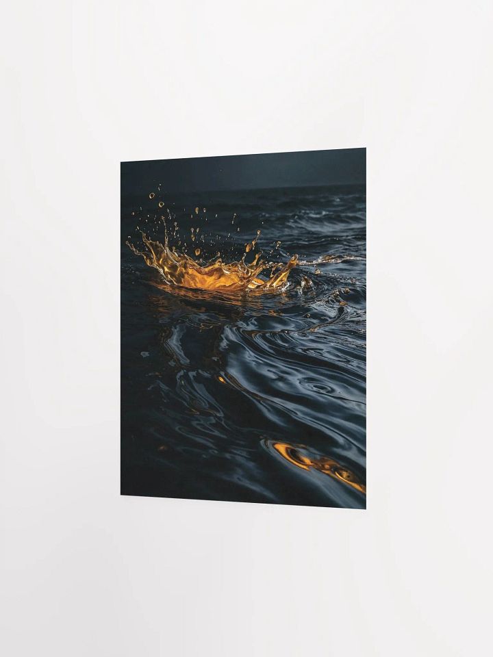 Golden Splash Enhanced Matte Poster product image (10)