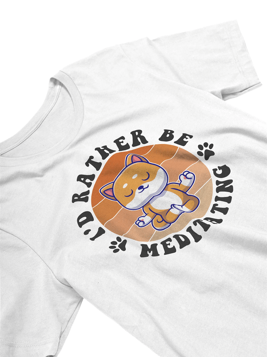 I'd Rather Be Meditating - Funny Pug Inspired T-Shirt product image (3)