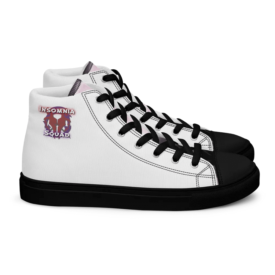 Women's White Insomnia Squad Canvas Hi-Tops product image (1)