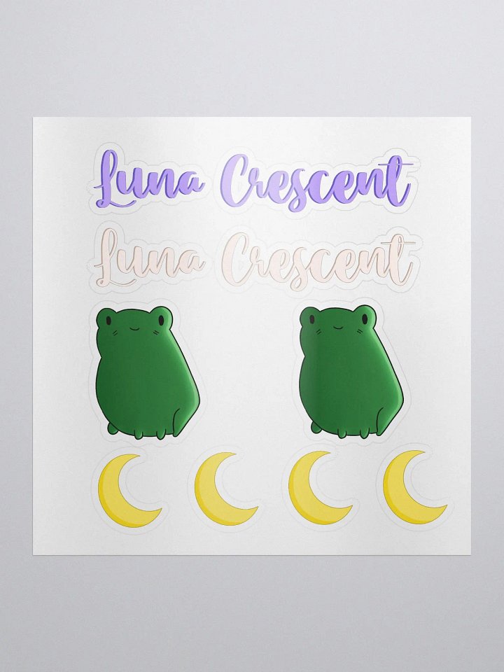 Luna Crescent Stickers product image (1)