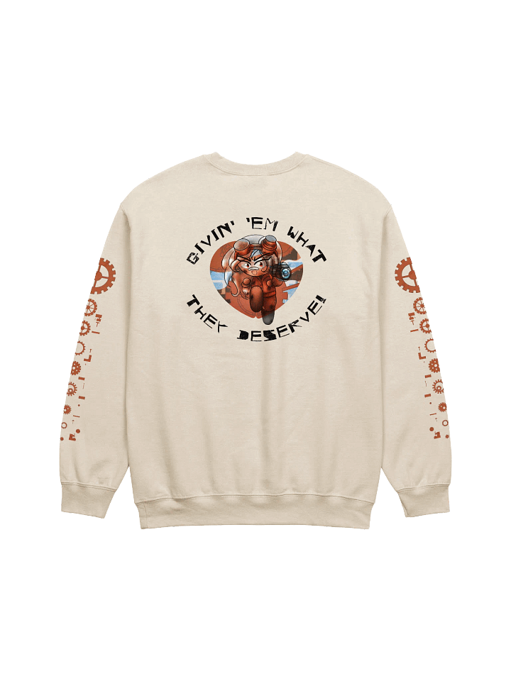 "GIVIN' 'EM WHAT THEY DESERVE!" Chibi Noure Sweatshirt product image (1)
