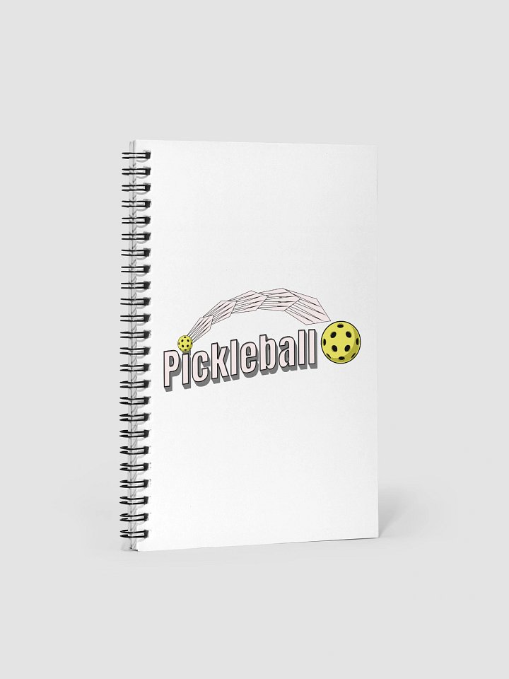 Pickleball Swoosh Passion Spiral Notebook product image (2)