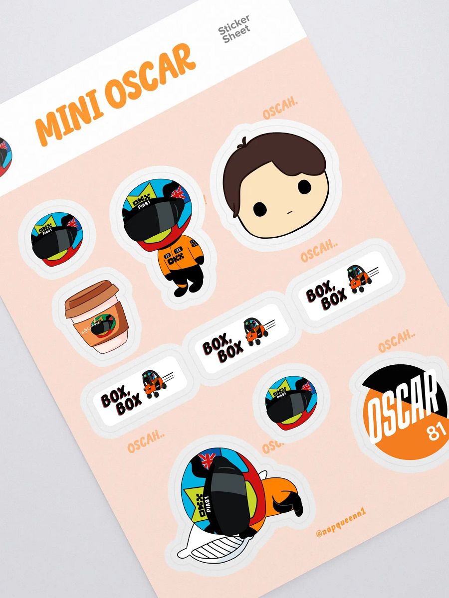 Mini Oscar - Sticker Sheet product image (1)