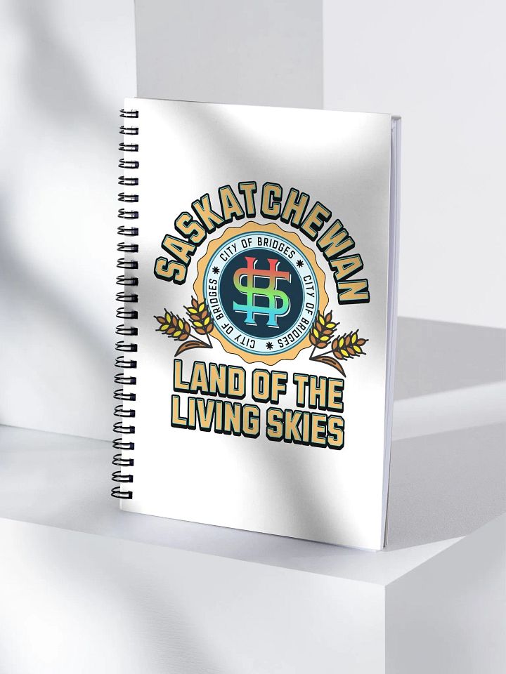 Saskatchewan Land Of The Living Skies Spiral Notebook product image (1)