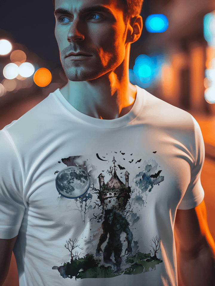 The Wolf Moonlit Castle T-Shirt product image (1)