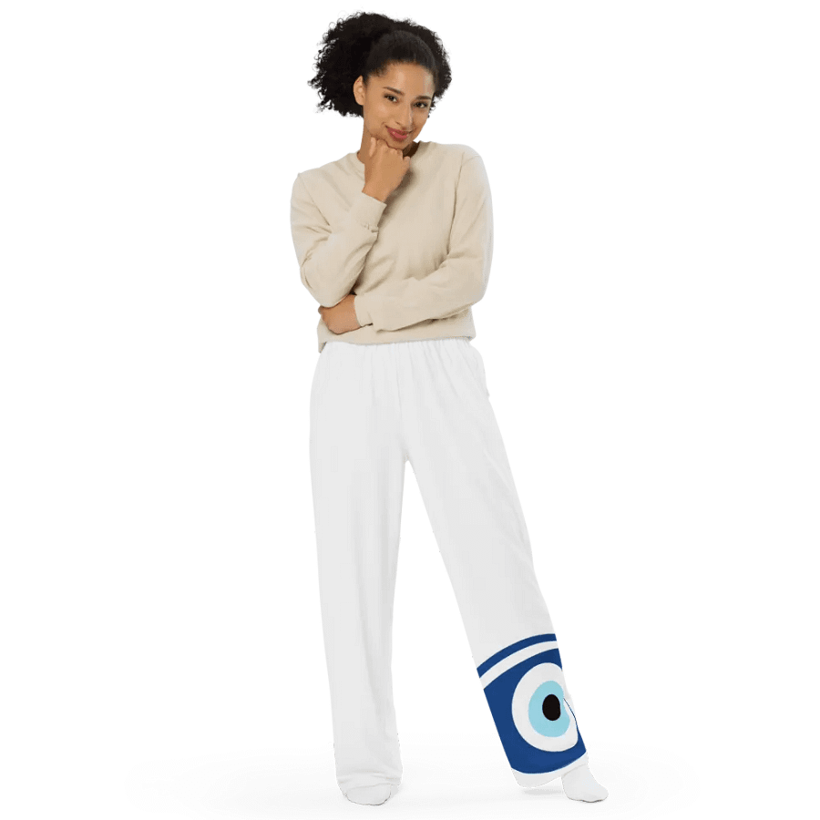 BlackKittenTech Evil Eye Wide Leg Pants product image (6)