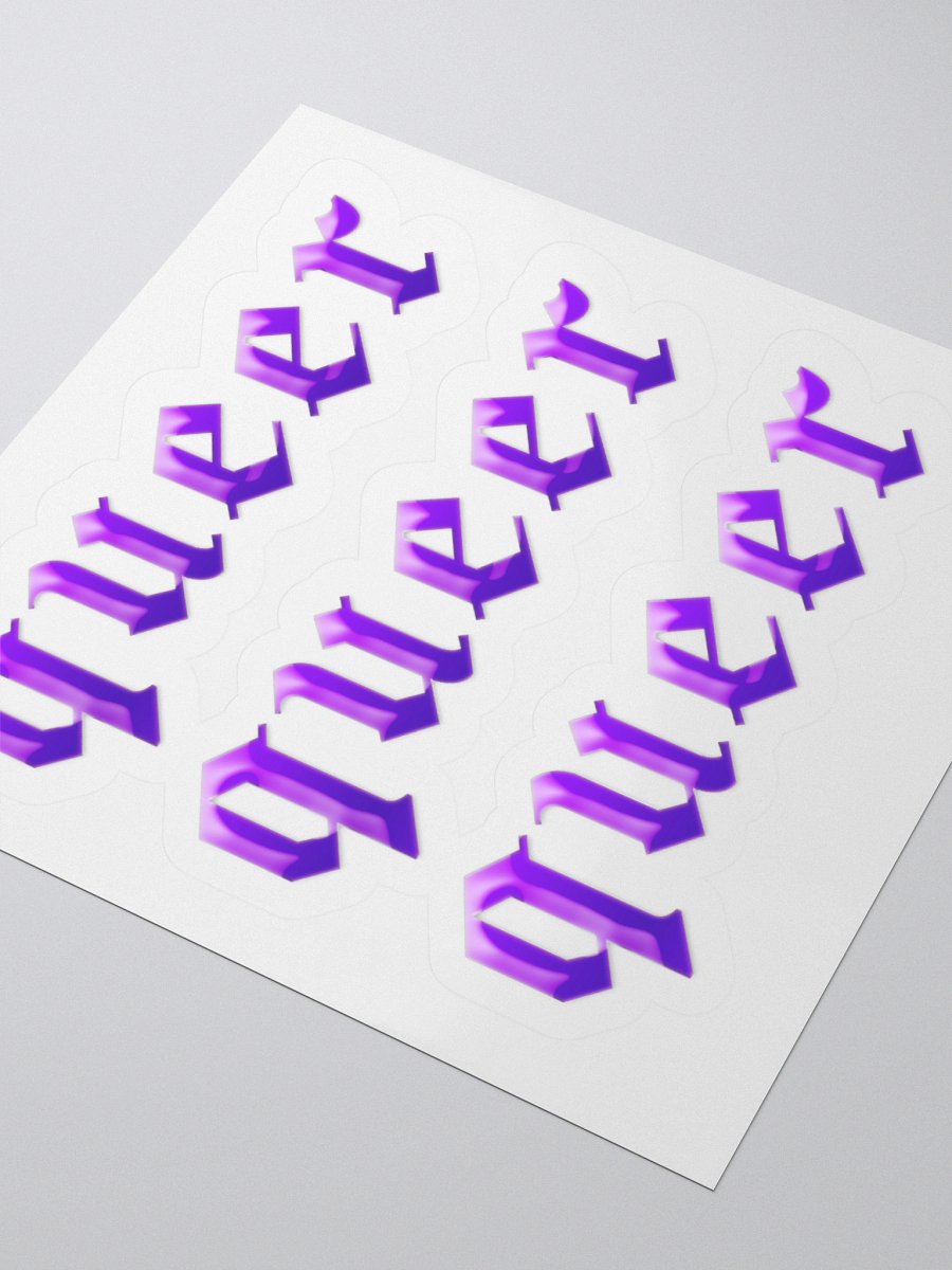Gothic Queer Kiss Cut Stickers product image (7)