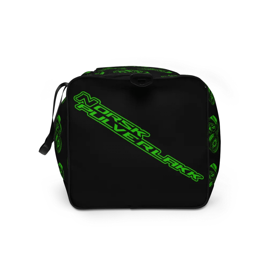Norsk Pulverlakk Biohazard Chic All-Over Duffle Bag grønn product image (9)
