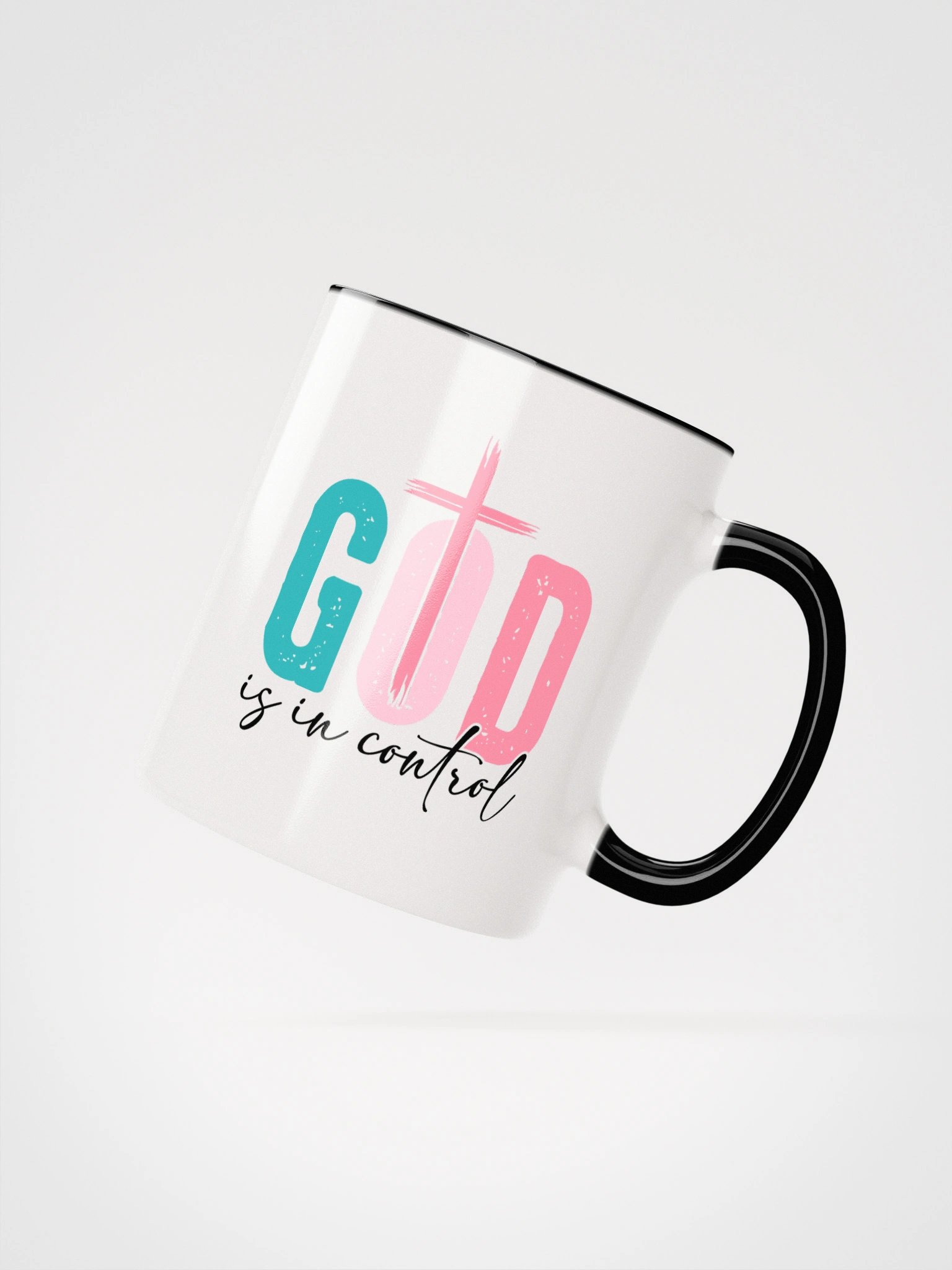 God Is In Control Christian Inspirational Ceramic Coffee Mug product image (2)