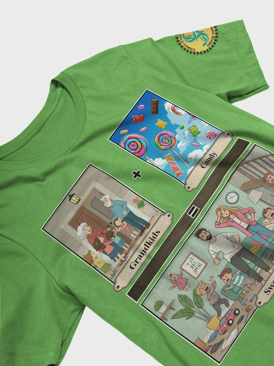 Grandkids + Candy = Sweet Revenge (Both) Bella+Canvas Supersoft T-Shirt Colors (4) product image (3)
