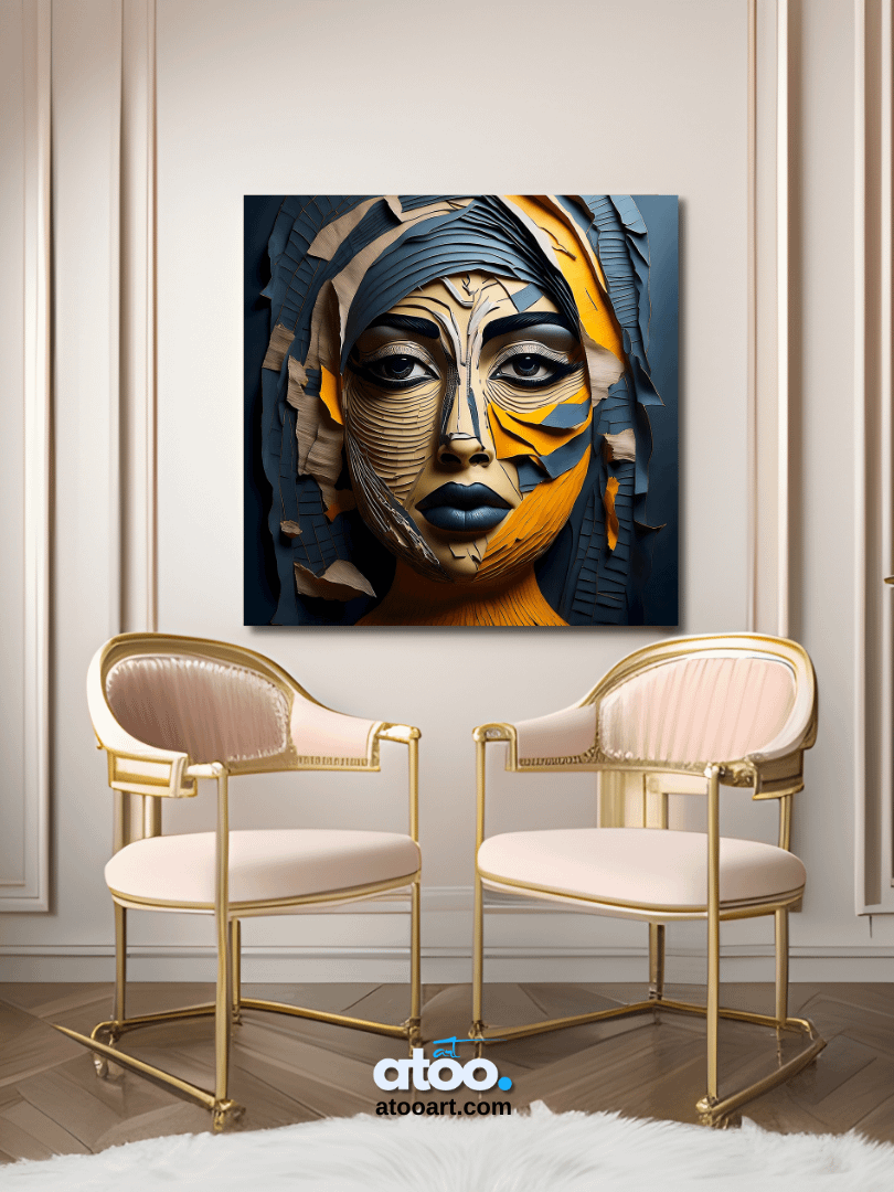 Paper Collection | Queen of Time | Canvas Art Painting product image (4)