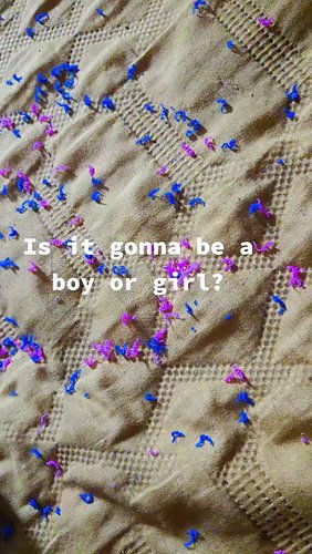 Got ya??💙💗 Haha when seeing the crumbles I had to 🤓 No kiddos here! Just my first self made sectional hoop ✨️