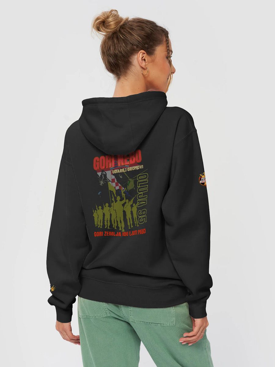Premium Comfort Unisex Hoodie Oluja 95 30 Obljetnica product image (4)