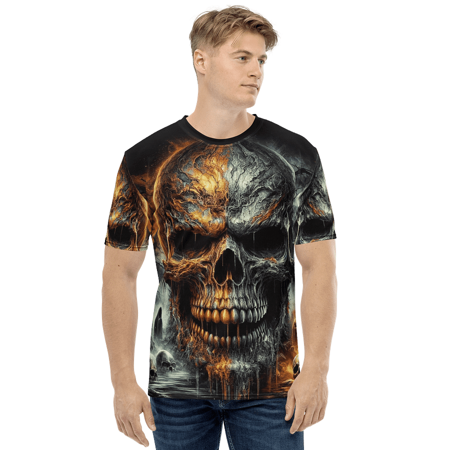 Dual-Tone Skull All-Over T-Shirt. product image (1)