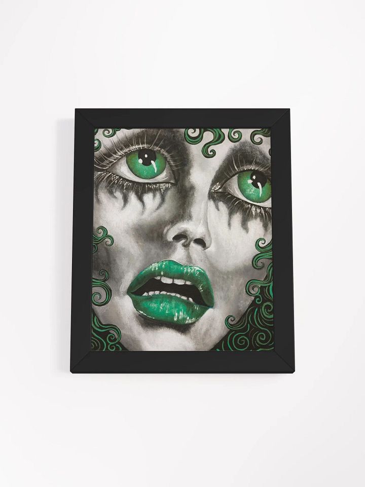 Fayette in green framed print product image (1)