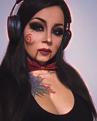 Jigsaw makeup look for tonight!! 🫶💃🏼 wanna play a game? Twitch.tv/Kaymarie 
.
.
.
.
.

Jigsaw makeup look for tonight!! 🫶💃🏼 w...