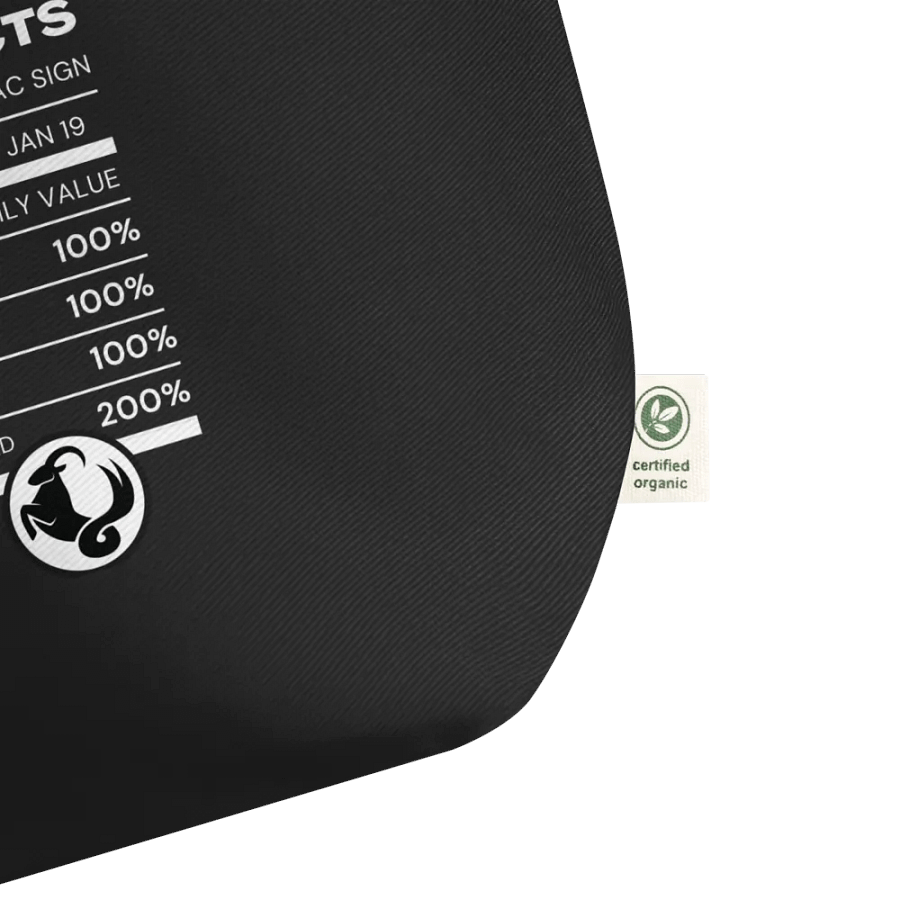 Capricorn Nutrition Facts Tote product image (4)