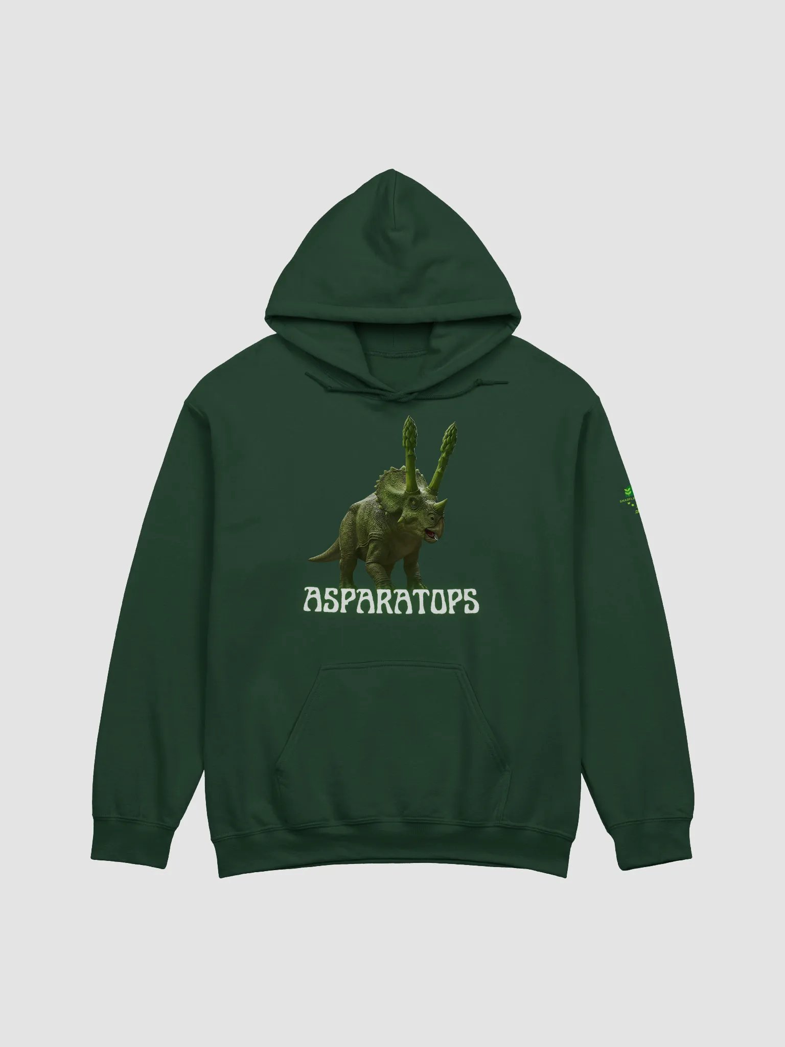 Asparatops - Triceratops and Asparagus Dinosaur Hoodie product image (5)