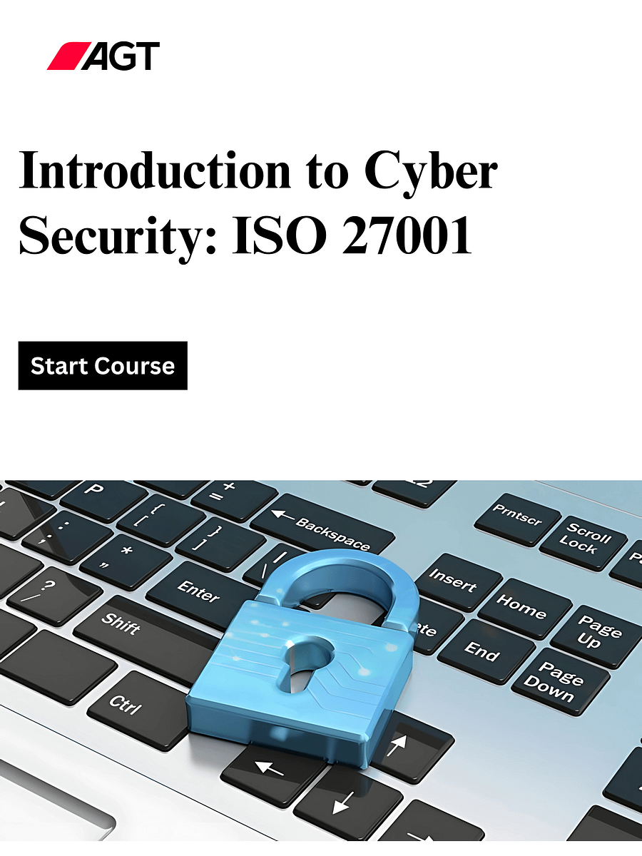 Introduction to Cyber Security: ISO 27001 product image (1)
