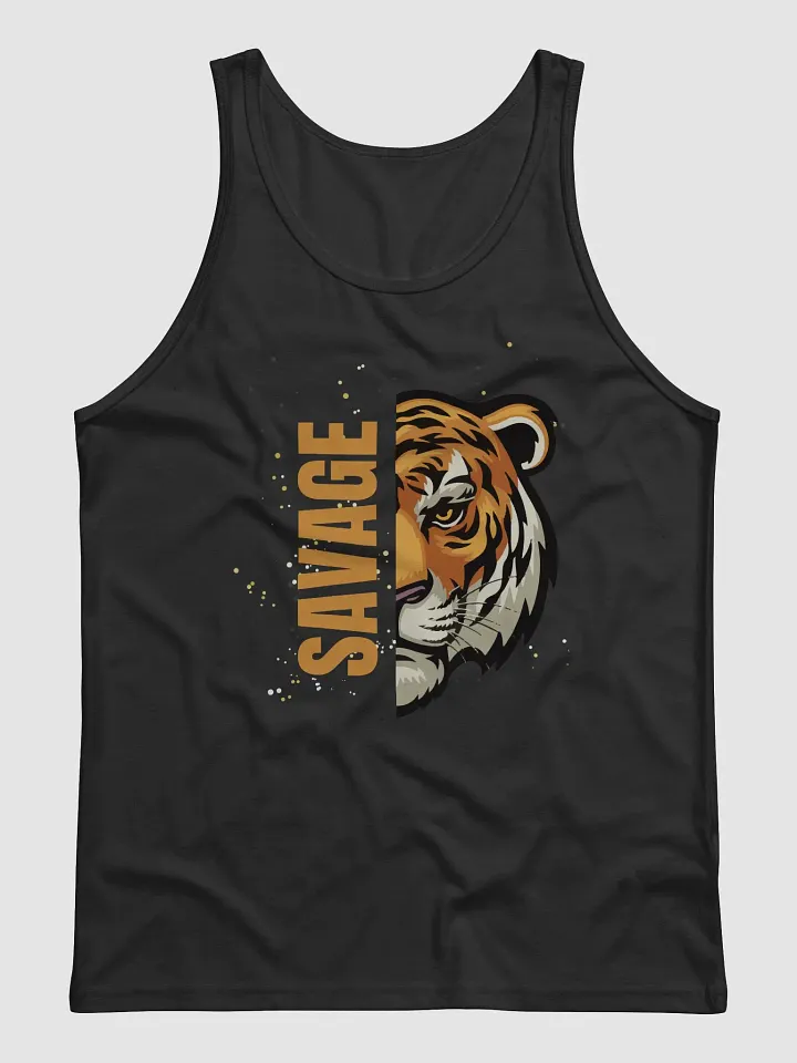 Savage Lion Tank Top – Fierce & Bold Graphic | Premium Lightweight Muscle Tee product image (1)