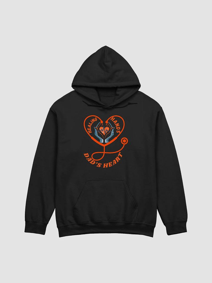 stethoscope, Healing Hands Dad's Heart Hoodie product image (5)