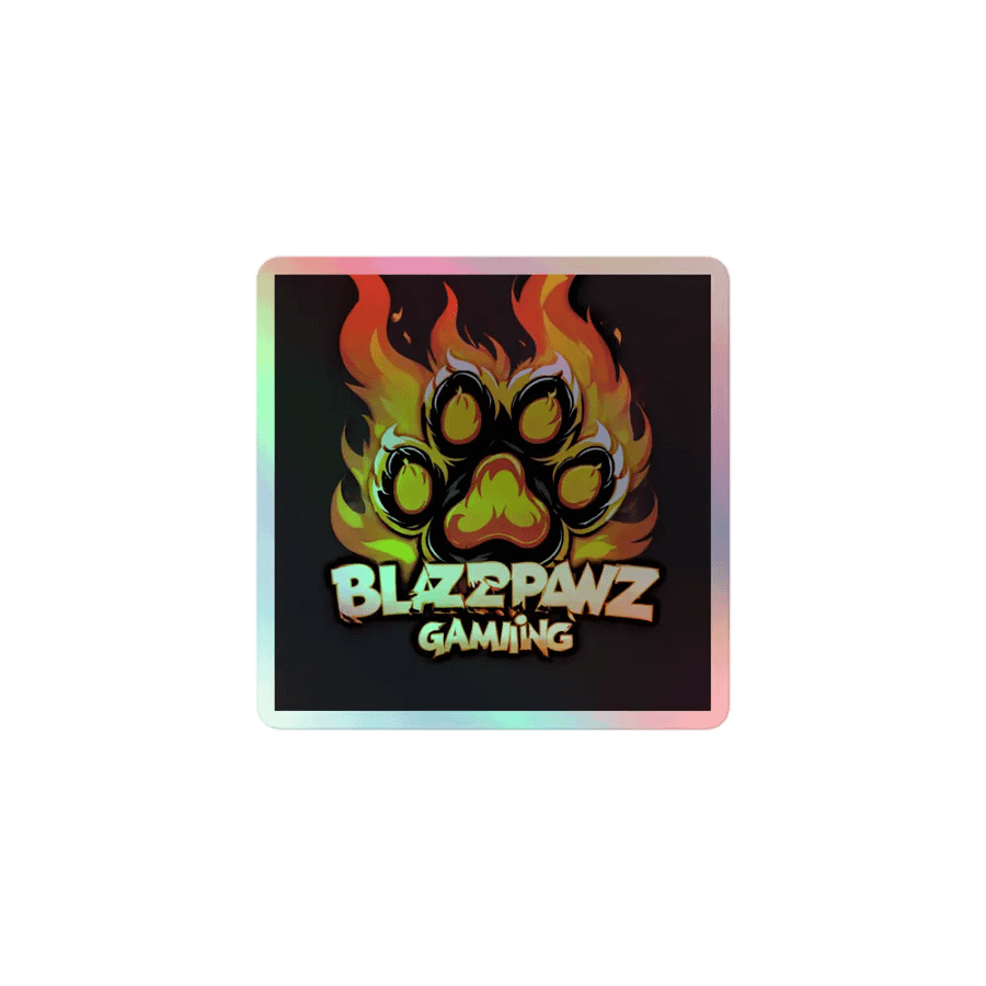 BlazePawzGaming shiny sticker product image (1)