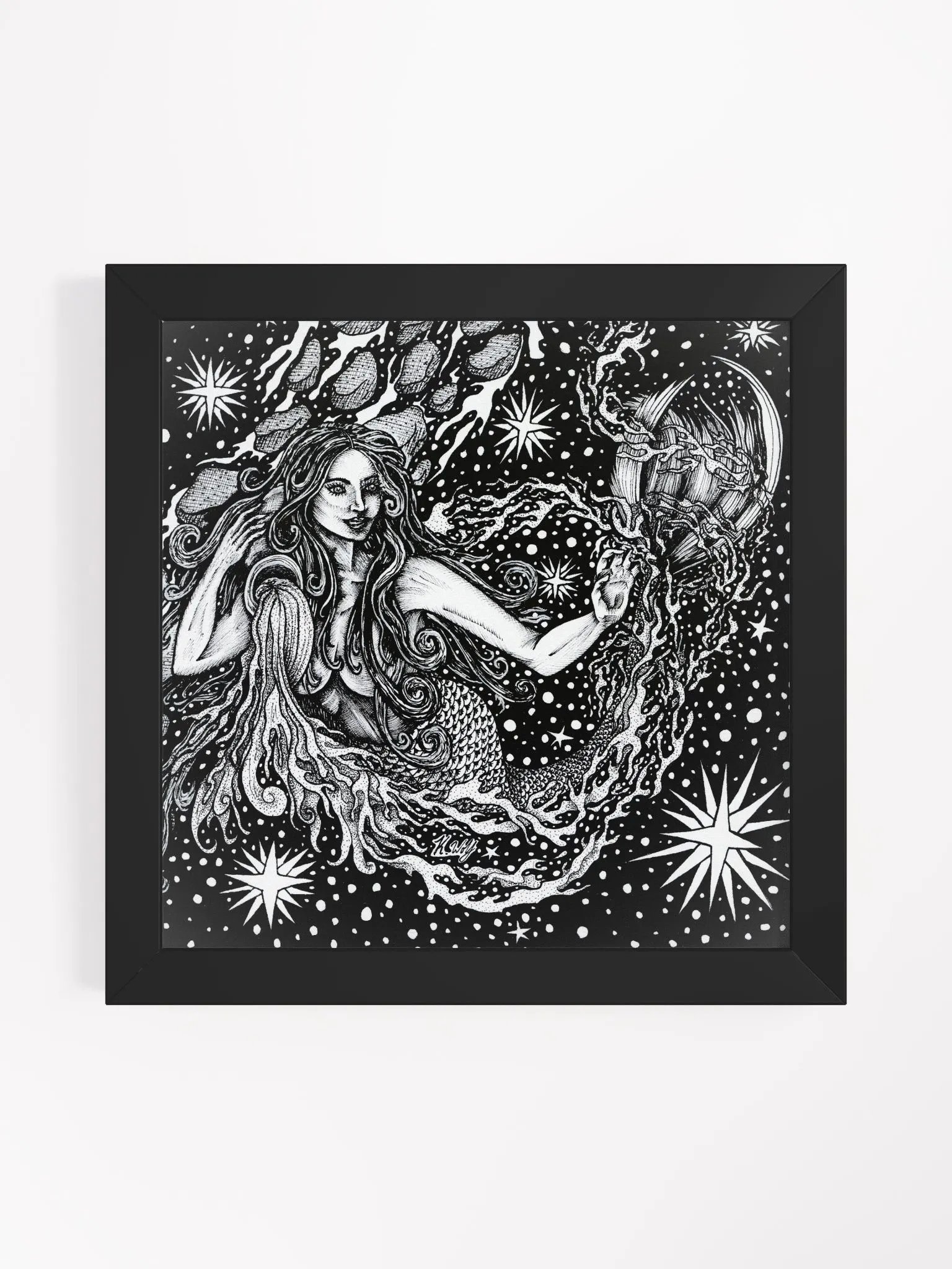 Aquarius Zodiac Framed Matte Poster product image (3)