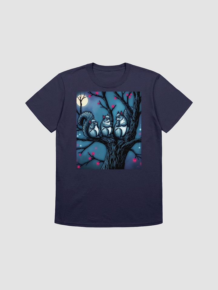 Moonlit Squirrel Trio T-Shirt product image (1)