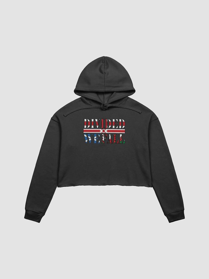 Divided We Fall - UK - Bella+Canvas Fleece Crop Hoodie product image (2)