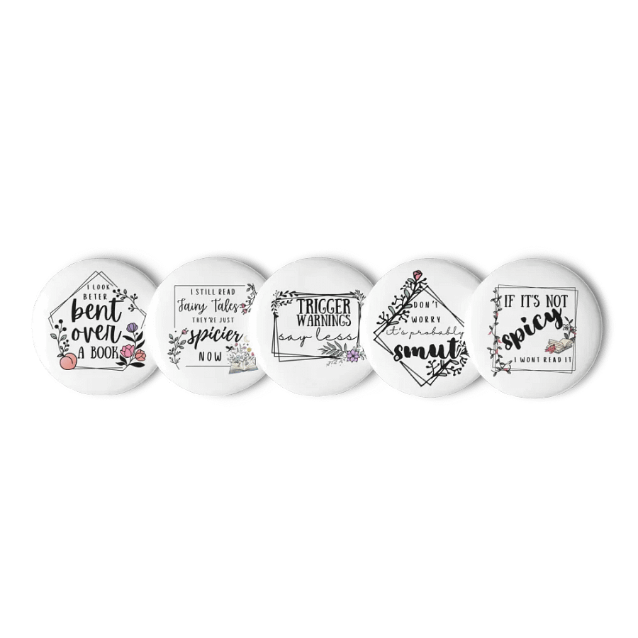 Spicy Bookish Pins Bundle product image (9)