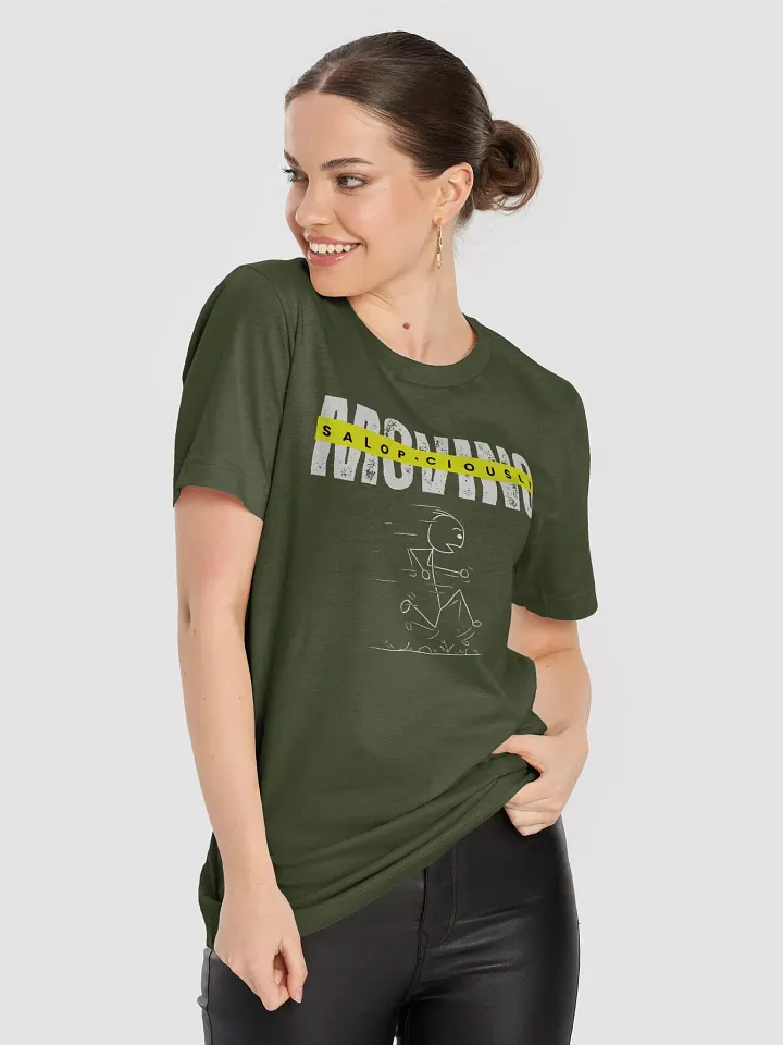 Moving Salop*ciously Humor Yellow Fragmented T-Shirt product image (92)