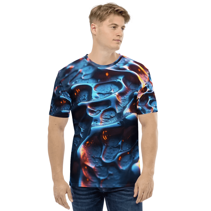 Fluid Reflections All-Over Print Tee product image (1)