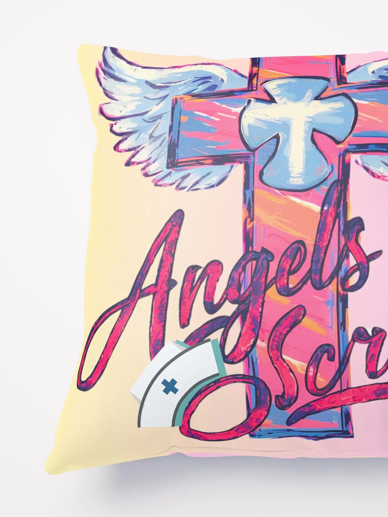Angels In Scrubs Nurse Pillow product image (4)